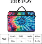 Laptop Shoulder Bag for Women Men, Waterproof Computer Case Messenger Bag Briefcase for Business Office Travel