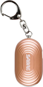 SABRE 2-in-1 Personal Alarm with LED Light, 130dB Personal Safety Siren, Snap Hook for Instant Access, 1,250 Foot (381 Meters) Range, Compact Design for Easy Attachment to Purse, Bag, or Keys