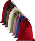FantasyLife Shoe Bags for Travel, Washable Dust Bags for Storage & Packing, Flannel Shoe Pouch with Drawstring Closure for Purses, Handbags, Shoes & Toys (8, Multiple Colors, 17.3"x12.6")