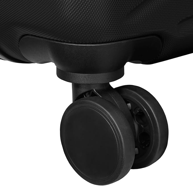 Everest Expandable Hardsided Spinner (Black, 3 Piece Set (28", 24", 20"))