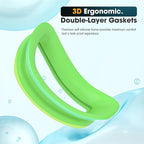 Braylin Swim Goggles, 2-Pack Swimming Goggles, Anti Fog, No Leaking For Adult Women Men Youth