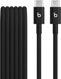 Beats USB-C to USB-C Woven Cable Fast Charging Durable/Tangle-Free Compatible Charger for Apple & Android Devices (1.5 m, 5 ft) - Bolt Black