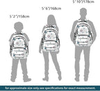 rickyh style School Backpack Travel Bag for Men & Women Lightweight College Back Pack with Laptop Compartmen