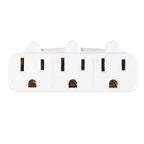 Go Green Power Inc. (GG-13000TW) 3 Outlet Wall Tap Adapter, White