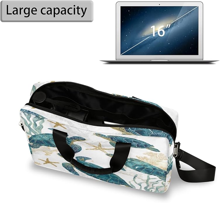 Cute Laptop Shoulder Bag for Women Men, Computer Laptop Bag Laptop Sleeve Case Laptop Satchel Briefcase Carrying Bag QA-1
