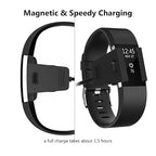 Fast Wall Charger for Fitbit Charge 2 Replacement Charger Dock Compatible Fitbit Charge 2 Heart Rate + fb407 Smart Watch USB Charging Cable Cord