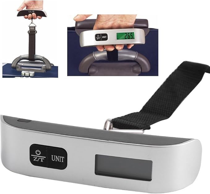 Portable T-shaped LCD Digital Electronic Luggage Bag Scale Temperature Testing with Backlight,Portable Luggage Scale,Portable for travel, Portable Luggage Scale,Portable T-shaped LCD DigitDigital