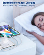 for Apple Watch Charger Fast Charging,3 in 1 Multi Chargers Cable 3.3FT with 20W USB C Charger, iWatch Cord for iWatch Series Ultra2/Ultra/SE/10/9/8/7/3/iPhone15 16 Pro Max/14/13/12/11