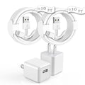 iPhone Charger, 10FT 2 Pack Long Lightning Cable【Apple MFi Certified】Extra Long 10Foot Fast Charging Lightning Cord USB Wall Charger Adapter Block for iPhone 14/Pro/Pro Max/Plus/13/12 11/Xs/XR/X iPad