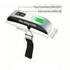 Luggage Weight Scale, Luggage Scale Electronic Digital Scale Equipped with Temperature Sensor Portable Handheld Travel Suitcase Bag Hanging Scale,for Travel