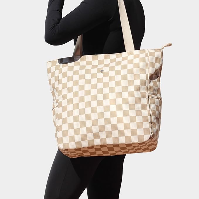 Original Floral Water Resistant Large Tote Bag Shoulder Bag for Gym Beach Travel Daily Bags Upgraded