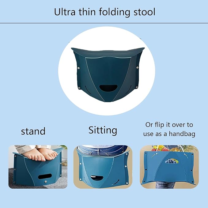 Travel Foot Rest for Airplane,Airplane Foot Rest,Portable Folding Under Desk Foot Stool,Relieves Back & Knee Pain,Comfortable for Long Flights,Cars,Trains,Ultralight Mini (Dark Black)