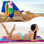 Redbaker 16 Packs 59 x 28 inches Oversized Hawaiian Beach Towel Bulk Extra Large Pool Towels Set Microfiber Quick Dry Swim Towel Blanket for Women Men Adult Bath Travel(Bright Colors)
