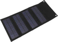 40W 4 Fold Solar Panel Charging Bag Folding Bag Foldable Monocrystalline Solar Panel for Outdoor Cam Hiking Charging Black for Home Use (Black)