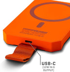 Dark Energy Poseidon Nano Portable Charger | 3,000mAh | Wireless, Pocket-Sized, Rugged Power Bank Compatible with MagSafe with Additional Fast Charging 12W USB-C Output