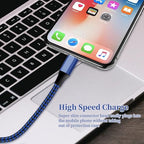 iPhone Charger [Apple MFi Certified] Lightning Cable 6PACK-3/3/6/6/6/10 FT Nylon Braided iPhone Charger Cord High Speed Cord for iPhone 14/13/12/11 Pro Max/XS MAX/XR/XS/X/8/7/Plus/6S/6/iPad