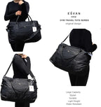 ESVAN Travel Tote Duffel Gym Bag,Weekender Overnight Carry-on Tote Crossbody Bag with Wet Pocket and Trolley Sleeve Upgraded