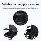 Sondor Travel Cushion, Comfortable 3D Inflatable Seat Cushion for Hemorrhoid and Tailbone Pain Relief, Optimal Support for Long Sitting in Car, Air Travel, Office Chairs Etc (30-Point Cushion)