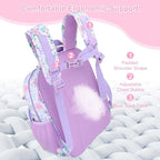 RHCPFOVR Kids Backpack for Girls - Girls Backpack 3-8 Ages Butterfly for Kids 15 Inch School Bookbag for Kindergarten Elementary School Bookbag for Girl 1st 2nd Grade