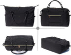 ESVAN Travel Tote Duffel Gym Bag,Weekender Overnight Carry-on Tote Crossbody Bag with Wet Pocket and Trolley Sleeve Upgraded