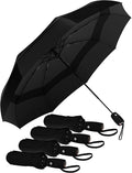 Repel Windproof Travel Umbrella - Compact & Withstands Winds up to 100MPH , Strongest Premium Auto Folding Umbrella for Rain and Sun - Durable, Light & Portable for Women & Men , Fits Backpack & Cars