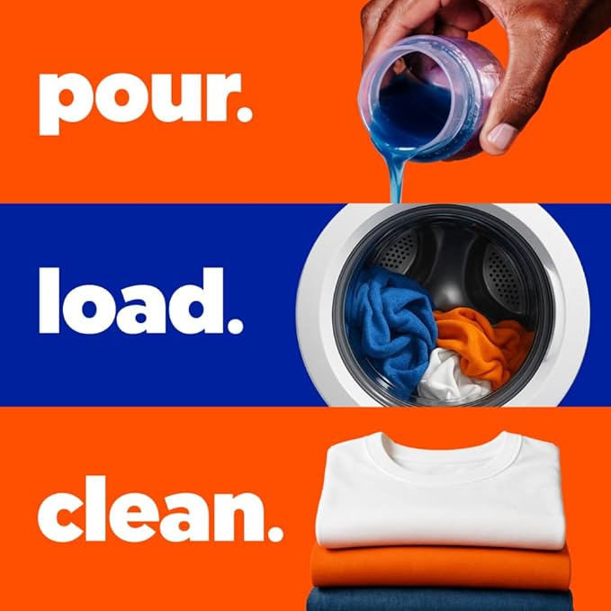 Tide Laundry Detergent Liquid, Original Scent, 80 Loads, 100 FL OZ, Works on 100% of Common Stains, Laundry Soap, Liquid Laundry Detergent
