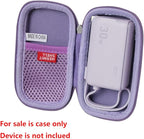 Hermitshell Hard Travel Case for Anker Power Bank USB C Charger Block, 3-in-1 5,000mAh Portable Charger (Purple)