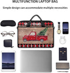 Laptop Shoulder Bag for Women Men, Waterproof Computer Case Messenger Bag Briefcase for Business Office Travel