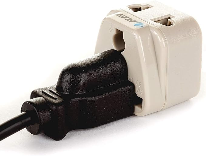 OREI US to Switzerland (Type J) Travel Adapter Plug – 2-in-1, CE & RoHS Certified – 300 Pack