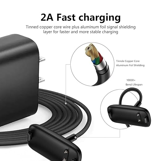 Fast Wall Charger for Fitbit Inspire 3 Replacement USB Charging Cable Cord for Fitbit Inspire 3 Smartwatch Charger Dock USB Cable Cord