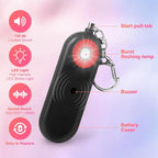 MtMinn Personal Safety Alarm for Women - 130dB Self Defense Keychains Siren Whistle, Replaceable Battery with SOS LED Strobe Light - Emergency Security Safe Protection Devices for Kids Elderly
