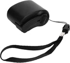 Hand Crank USB Phone Charger for Outdoor Activities - Portable Emergency Manual Charger (Black)