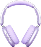 Wentronic Y02 Active Noise Cancelling Headphones, Wireless Over-Ear Bluetooth 5.4 Headphones, Multiple Modes, 60H Playtime, Hi-Res Audio, Big Bass, Foldable Lightweight for Travel Home Office, Purple