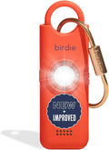 She’s Birdie 3.0 New Version – The Original Personal Safety Alarm for Women by Women–Loud Siren, Flash Light and Rechargeable Battery in a Variety of Colors (Coral Orange)