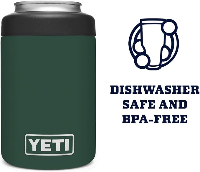YETI Rambler 12 oz. Colster Can Insulator for Standard Size Cans, Northwoods Green