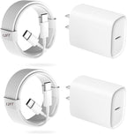 Phone 17 16 15 Pro Charger Fast Charging, 20W USB C Fast Charger Block with 12FT Long Type C Chargers Fast Charging Cable Cord for Phone 17/17 Pro/17 Pro Max/Air/16 Pro Max/16 Pro/15Pro Max/Pro, S24