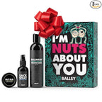 Ballsy Nuts About You Sack Pack, Men's Fresh Kit, Gift for Valentine's Day, Includes Ballwash, Sack Spray and NutRub, Citrus & Cedar