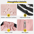 Vorspack Drawstring Backpack Water Resistant String Bag Sports Gym Sack with Side Pocket for Men Women