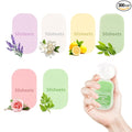 300 Paper Soap Sheets for Travel - 6packs Travel Size Foaming Hand Soap Sheets Refills with 1 Portable Box for Hand Washing Disposable Scented Mini Flakes Traveling Camping Hiking Essentials