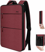 ZINZ Slim & Expandable Laptop Backpack 15 15.6 16 Inch Case, Water Resistant Travel Backpack Compatible with MacBook Pro/Neo 16" 15", Dell XPS 15 16 and Most 15" 15.6" 16" Notebooks，RD01BK01