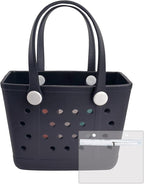 Lightweight Extra large Rubber Beach Bag Small mini Tote Bag for Gym Waterproof medium Open Handbag for Pool Sports