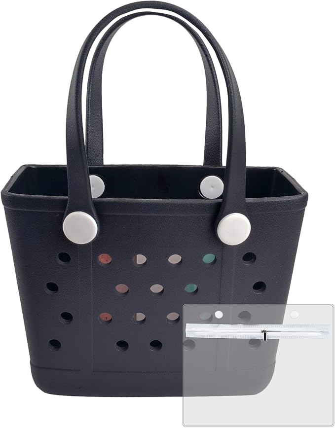 Lightweight Extra large Rubber Beach Bag Small mini Tote Bag for Gym Waterproof medium Open Handbag for Pool Sports