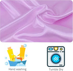2 Pack Dust Bags for Handbags Silk Dust Cover Bag for Handbags Purses Shoes, Dustproof Drawstring Bag Travel Storage Pouch (Purple)