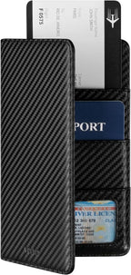 VULKIT Passport Holder Wallet RFID Blocking Travel Wallet for Men & Women