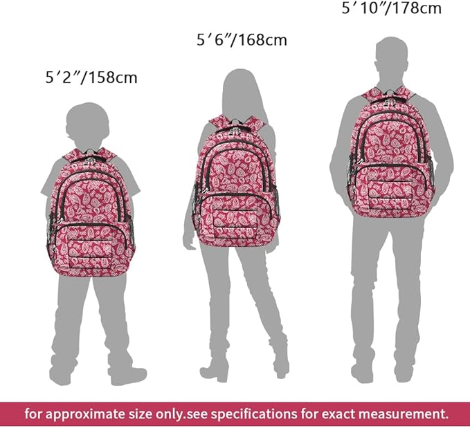 rickyh style School Backpack Travel Bag for Men & Women Lightweight College Back Pack with Laptop Compartmen