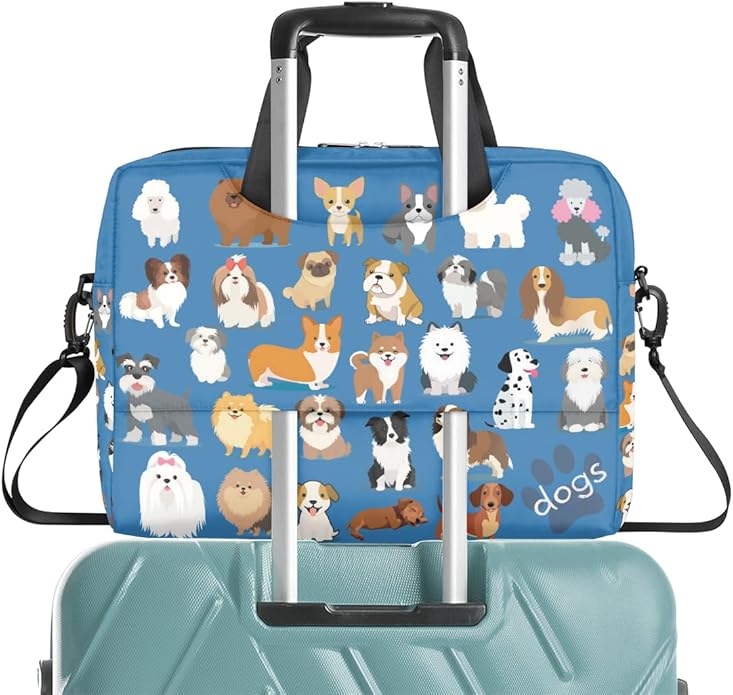Cute Laptop Shoulder Bag for Women Men, Computer Laptop Bag Laptop Sleeve Case Laptop Satchel Briefcase Carrying Bag QA-1