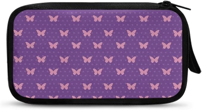 Butterfly Travel Cord Organizer Case Portable Cable Organizer Bag for Charger Phone Earphone Large Tech Pouch Electronics Organizer Travel Case