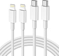 USB C to Lightning Cable [Apple MFi Certified] 2Pack 10FT iPhone Fast Charger Cable Power Delivery Type C Charging Cord Compatible with iPhone 14 13 12 11 Pro Max X XS XR 8 7 6s Plus SE，White