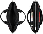 Laptop Shoulder Bag for Women Men, Waterproof Computer Case Messenger Bag Briefcase for Business Office Travel