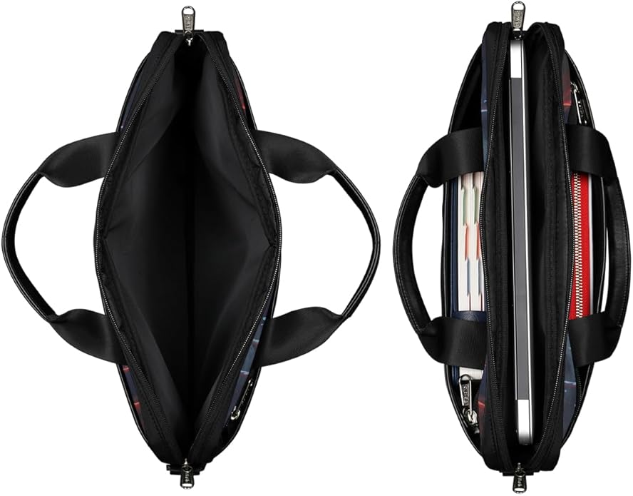 Laptop Shoulder Bag for Women Men, Waterproof Computer Case Messenger Bag Briefcase for Business Office Travel